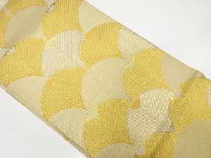 アンティーク　若松に青海波模様織り出し袋帯（材料）